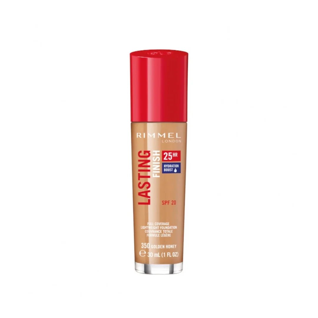 Rimmel Lasting Finish 25 Hours Foundation - 350 Golden Honey - Branded Beauty