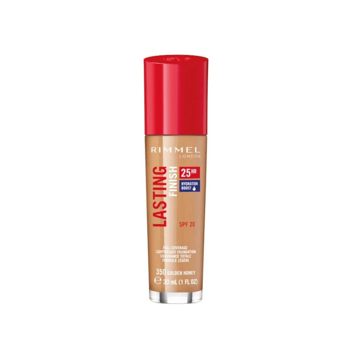 Rimmel Lasting Finish 25 Hours Foundation - 350 Golden Honey - Branded Beauty