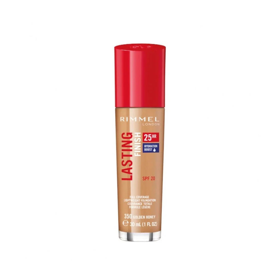 Rimmel Lasting Finish 25 Hours Foundation - 350 Golden Honey - Branded Beauty
