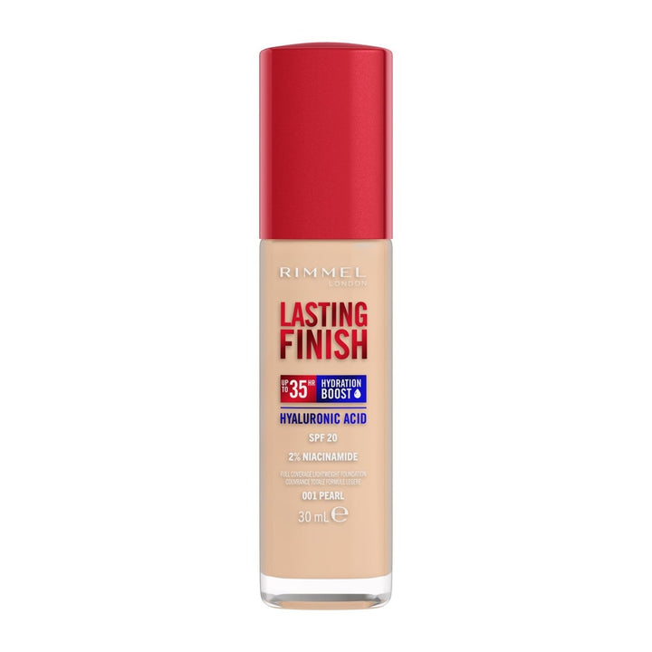 Rimmel Lasting Finish Foundation 30ml - 01 Pearl - Branded Beauty