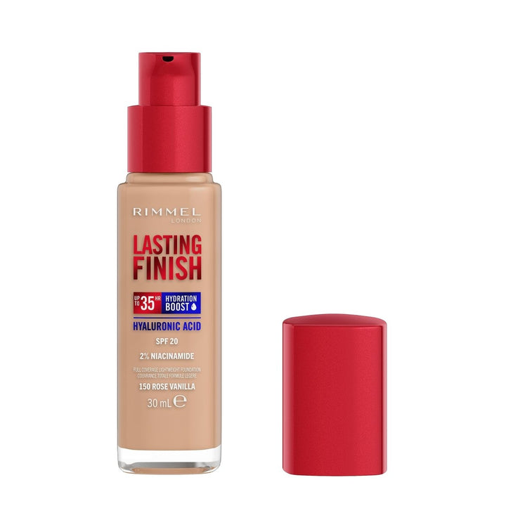 Rimmel Lasting Finish Foundation 30ml - 150 Rose Vanilla - Branded Beauty