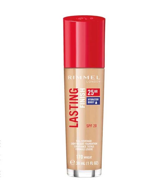 Rimmel Lasting Finish Foundation 30ml - 170 Wheat - Branded Beauty