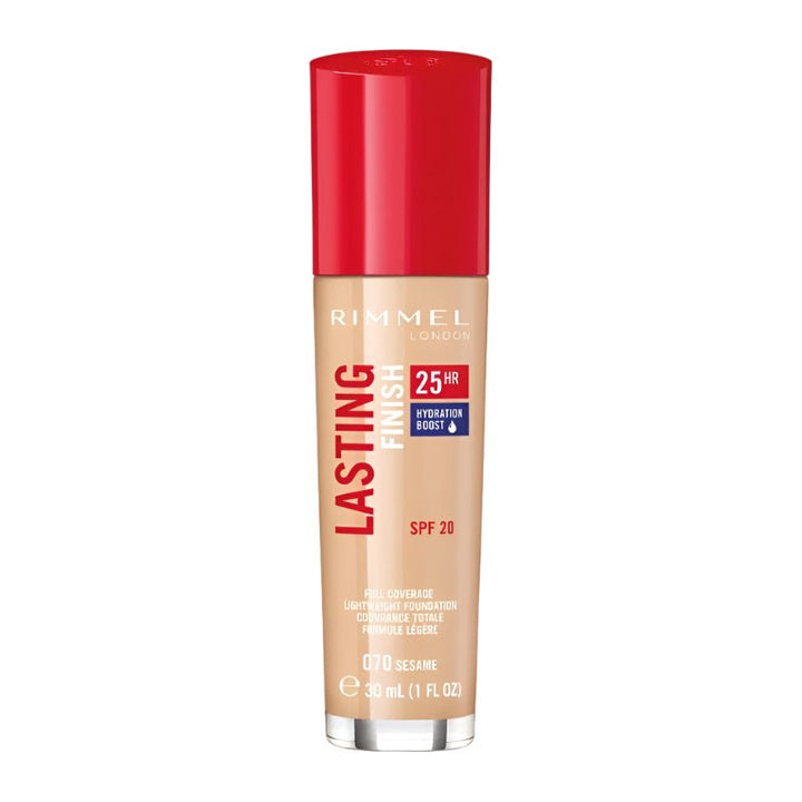 Rimmel Lasting Finish Foundation 30ml - 70 Sesame - Branded Beauty