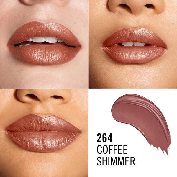 Rimmel Lasting Finish Lipstick - 264 Coffee Shimmer - Branded Beauty