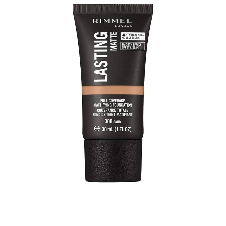 Rimmel Lasting Matte Foundation - 300 Sand - Branded Beauty
