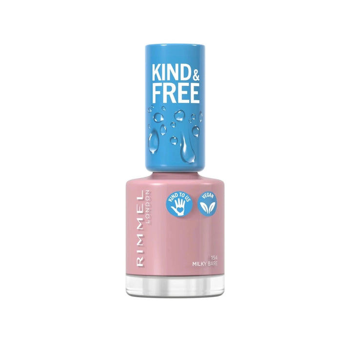 Rimmel London Kind & Free Nail Polish - 154 Milky Bare - Branded Beauty