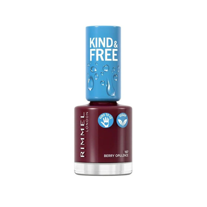 Rimmel London Kind & Free Nail Polish - 157 Berry Opulence - Branded Beauty