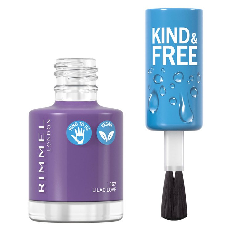Rimmel London Kind & Free Nail Polish - 167 Lilac Love - Branded Beauty