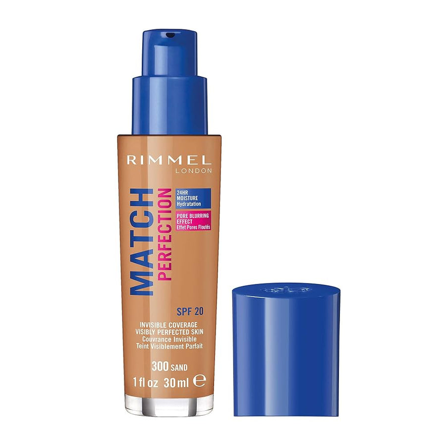 Rimmel Match Perfection Foundation - 300 Sand - Branded Beauty