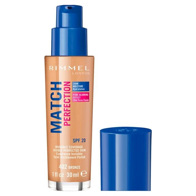 Rimmel Match Perfection Foundation - 402 Bronze - Branded Beauty
