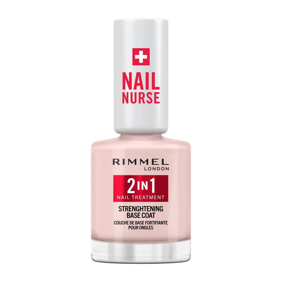 Rimmel Nail Nurse Base Coat Strengthener - Clear - Branded Beauty