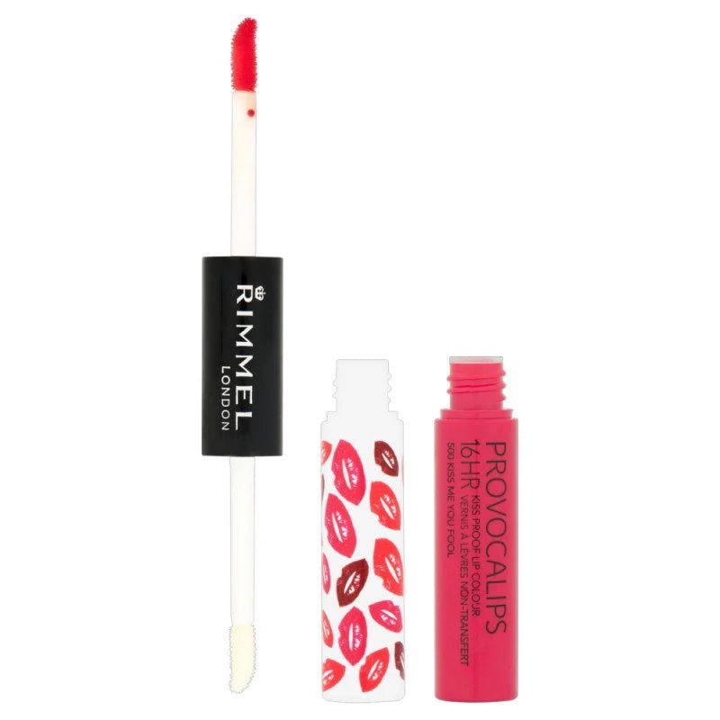 Rimmel Provocalips 16Hr Kiss Proof Up Colour Lipstick - 500 Kiss Me You Fool - Branded Beauty