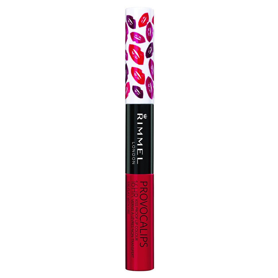 Rimmel Provocalips 16Hr Kiss Proof Up Colour Lipstick - 550 Play With Fire - Branded Beauty