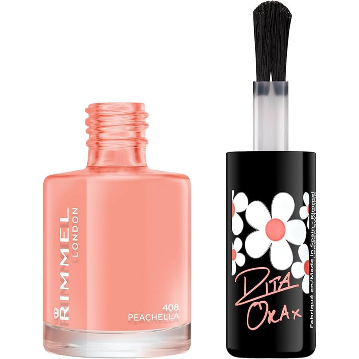 Rimmel Rita Ora 60 Seconds Super Shine Nail Polish - 408 Peachlla - Branded Beauty