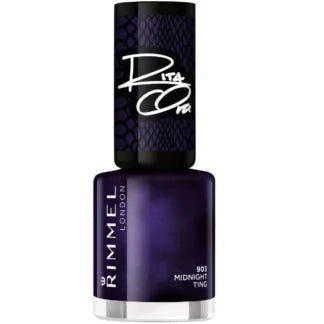 Rimmel Rita Ora 60 Seconds Super Shine Nail Polish - 903 Midnight Ting - Branded Beauty