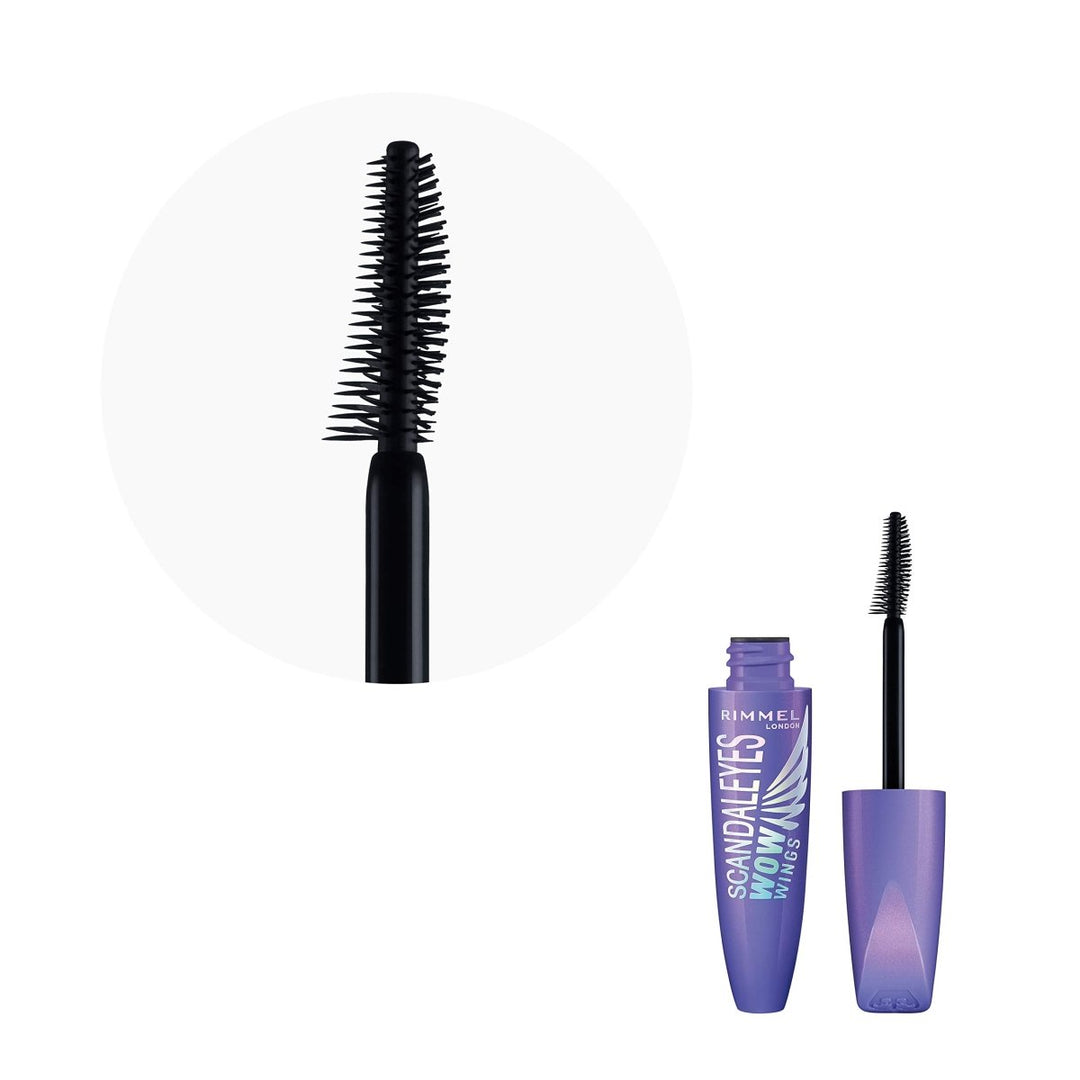 Rimmel Scandaleyes Wow Wings Mascara - 001 Black - Branded Beauty