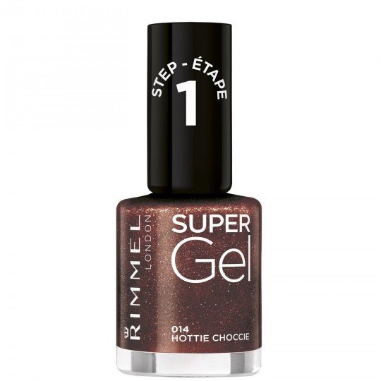 Rimmel Super Gel Nail Polish - 014 Hottie Choccie - Branded Beauty