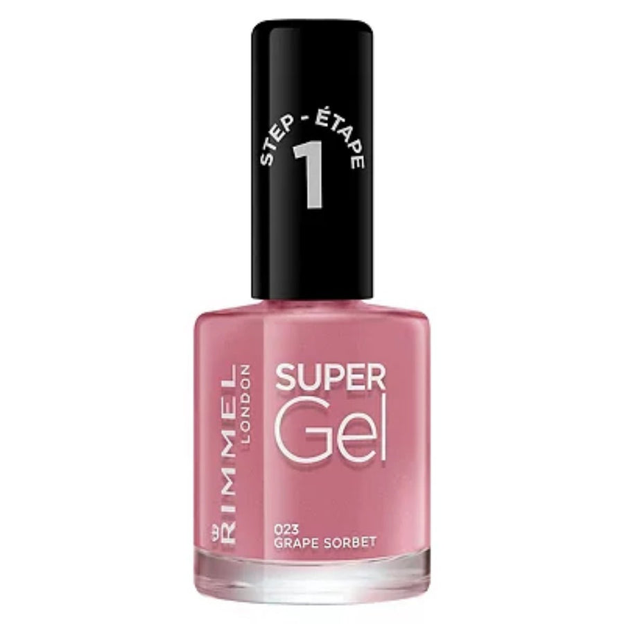 Rimmel Super Gel Nail Polish - 023 Grape Sorbet - Branded Beauty