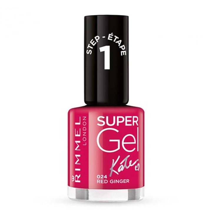 Rimmel Super Gel Nail Polish - 024 Red Ginger - Branded Beauty