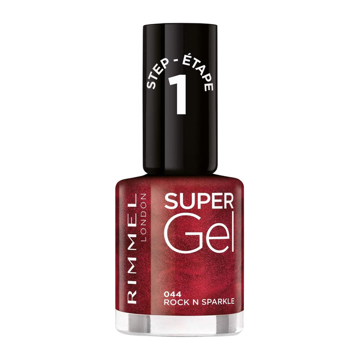 Rimmel Super Gel Nail Polish - 044 Rock N Sparkle - Branded Beauty