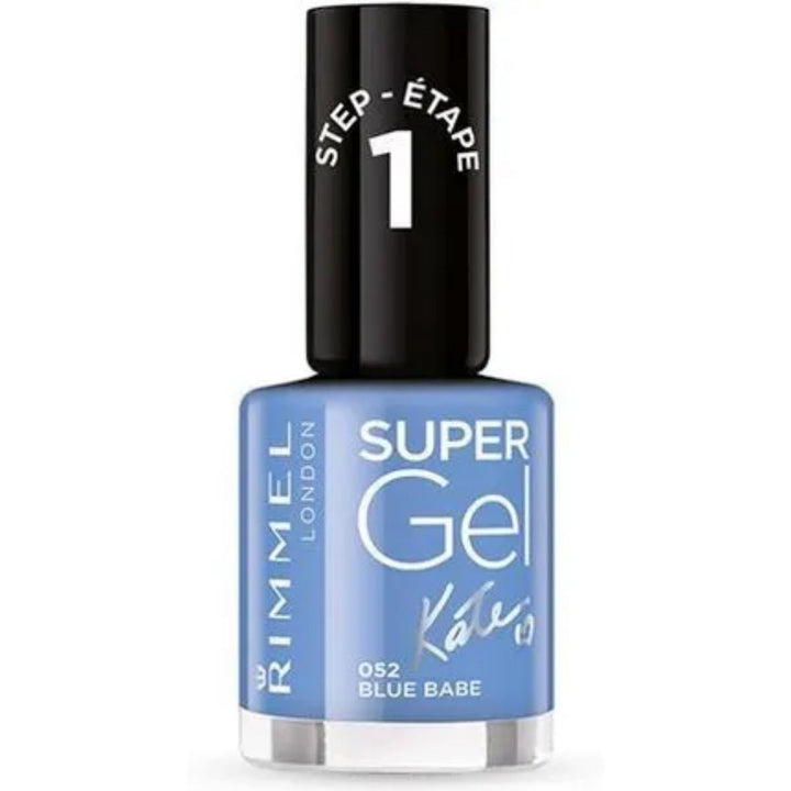 Rimmel Super Gel Nail Polish - 052 Blue Babe - Branded Beauty