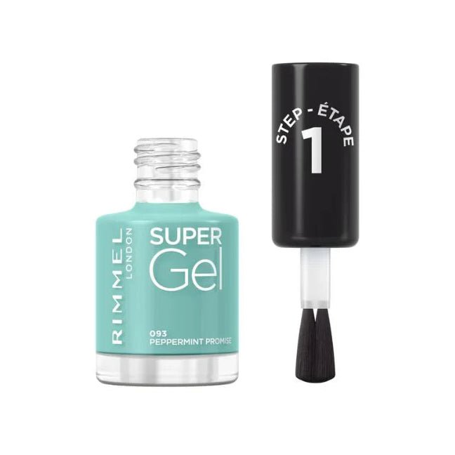 Rimmel Super Gel Nail Polish - 093 Peppermint Promise - Branded Beauty
