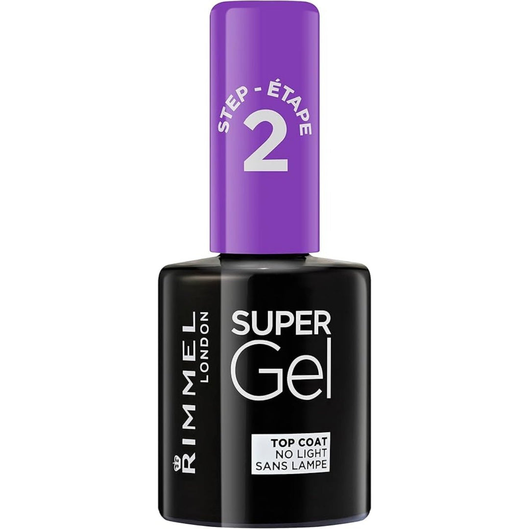 Rimmel Super Gel No Light Nail Polish - Top Coat - Branded Beauty