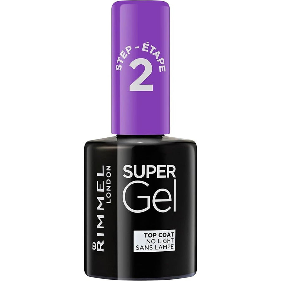 Rimmel Super Gel No Light Nail Polish - Top Coat - Branded Beauty