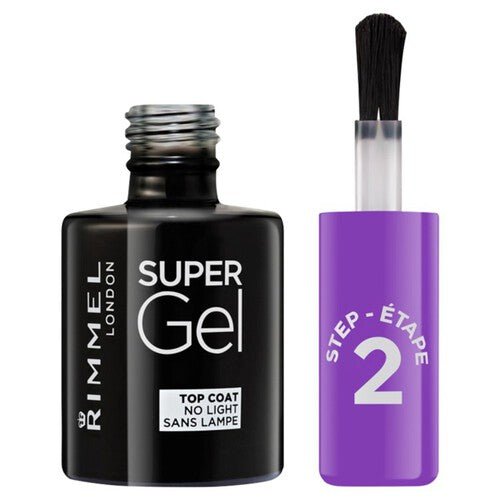 Rimmel Super Gel No Light Nail Polish - Top Coat - Branded Beauty