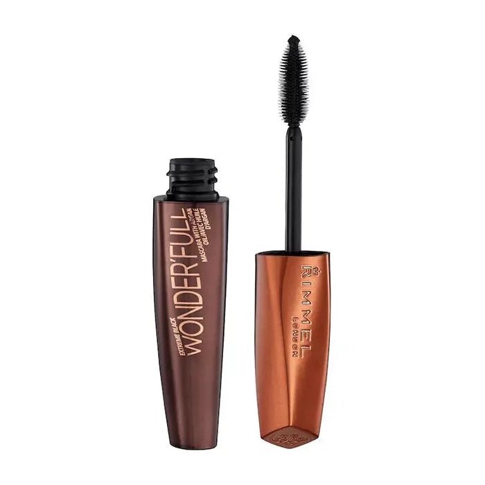 Rimmel Wonder'Full Mascara With Argan Oil - 003 Extreme Black - Branded Beauty