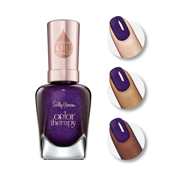 Sally Hansen Color Therapy Argan Oil Formula Nail Polish - 390 Slicks And Stones - Branded Beauty