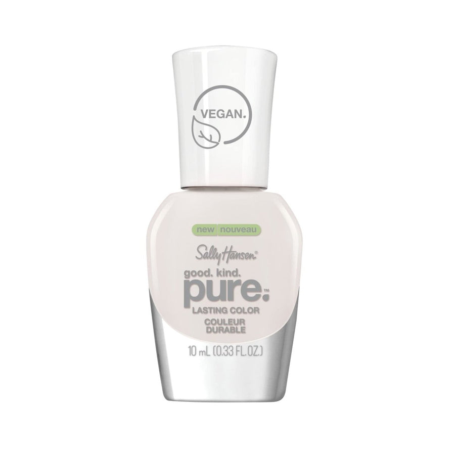 Sally Hansen Good Kind Pure Lasting Color Nail Polish - 110 White Tea Sheer - Branded Beauty