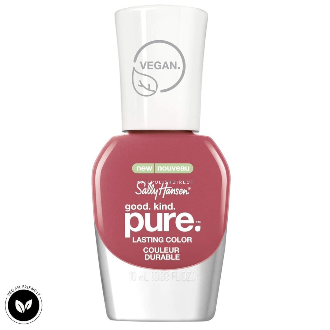 Sally Hansen Good Kind Pure Lasting Color Nail Polish - 260 Eco - Rose - Branded Beauty