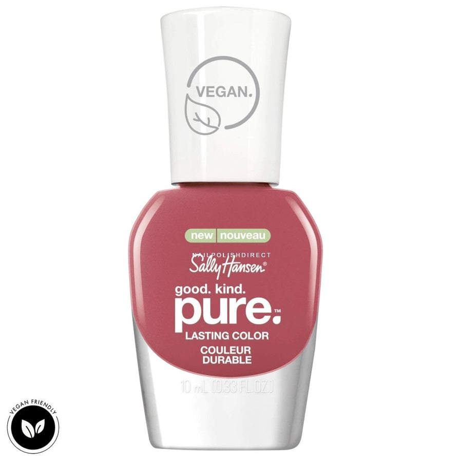 Sally Hansen Good Kind Pure Lasting Color Nail Polish - 260 Eco - Rose - Branded Beauty