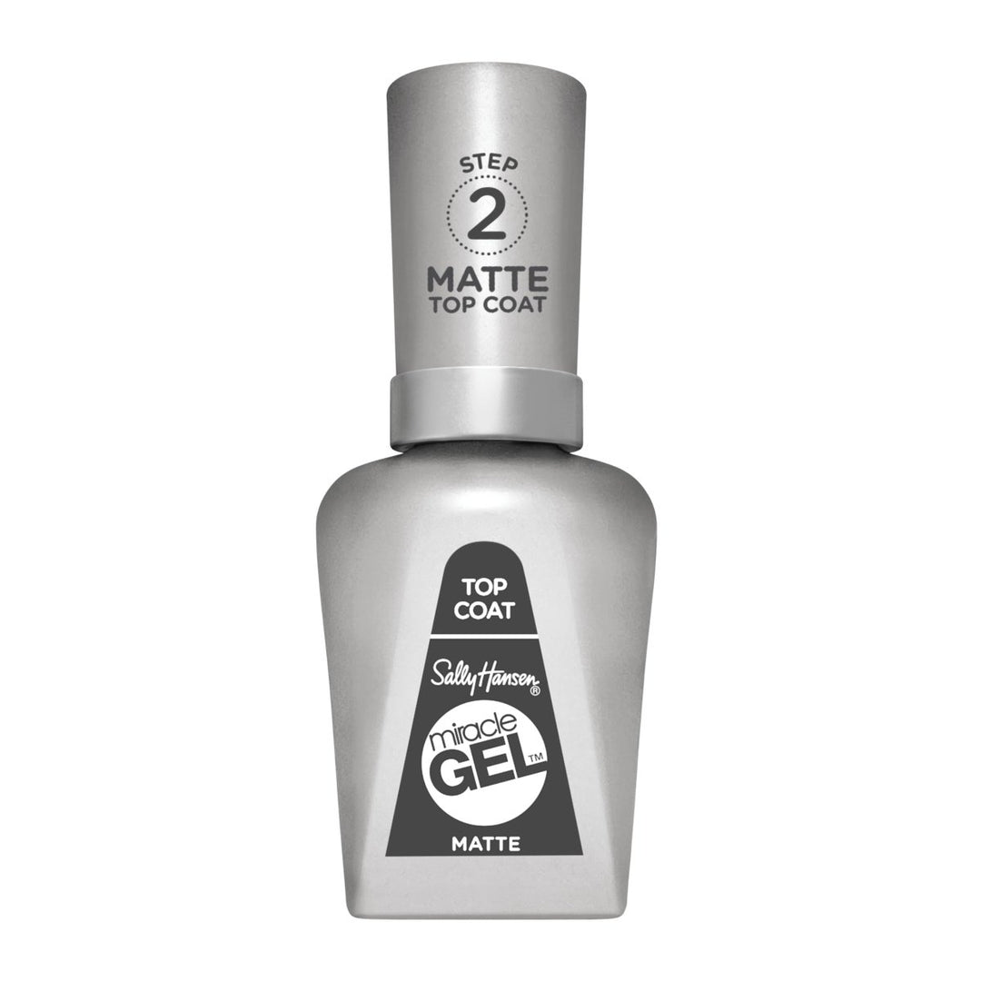 Sally Hansen Miracle Gel Matte Nail Polish - Top Coat - Branded Beauty