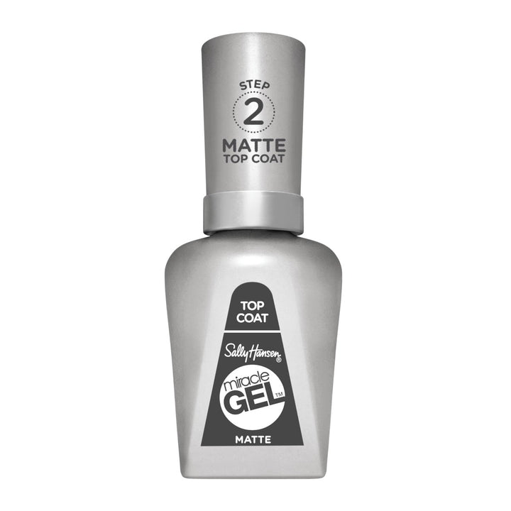 Sally Hansen Miracle Gel Matte Nail Polish - Top Coat - Branded Beauty