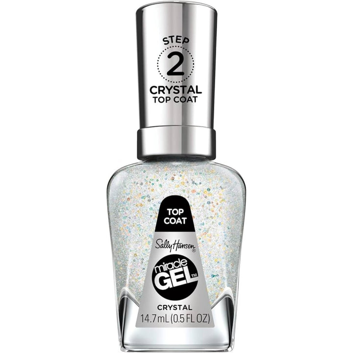 Sally Hansen Miracle Gel Nail Polish - 105 Crystal Top Coat - Branded Beauty