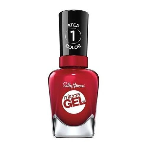 Sally Hansen Miracle Gel Nail Polish - 446 Red - y , Set , Run ! - Branded Beauty