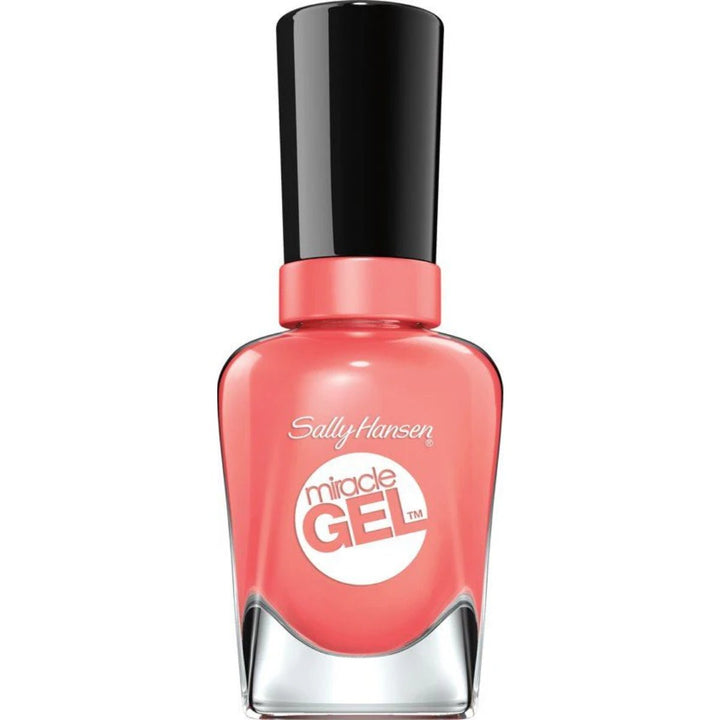 Sally Hansen Miracle Gel No Light Nail Polish - 380 Malibu Peach - Branded Beauty