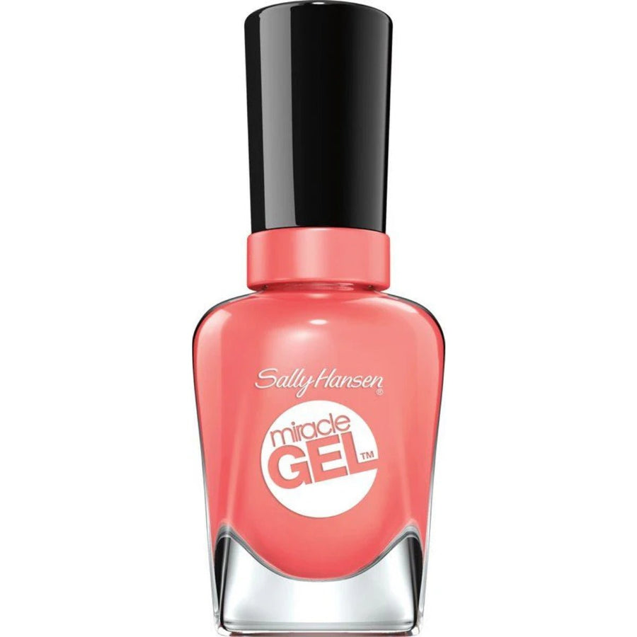 Sally Hansen Miracle Gel No Light Nail Polish - 380 Malibu Peach - Branded Beauty