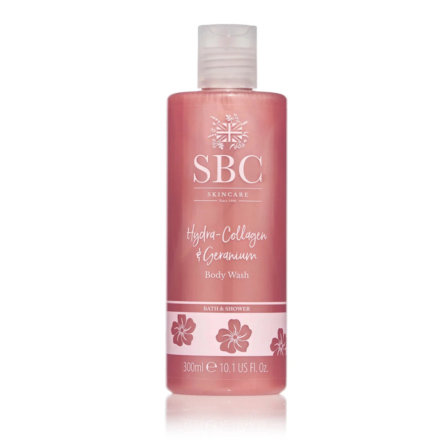 SBC Hydra- Collagen & Geranium Body Wash - 300ml - Branded Beauty