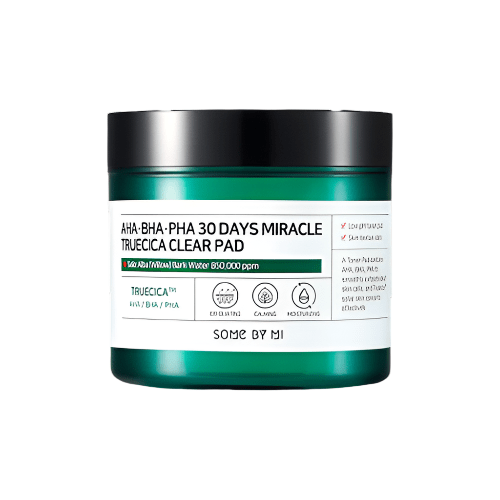 Some By Mi 30 Days Truecica Clear Pads x70 - AHA,BHA,PHA - Branded Beauty