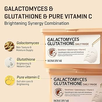 Some By Mi Galactomyces Glutathione Daily Sheet Mask x30 - Branded Beauty