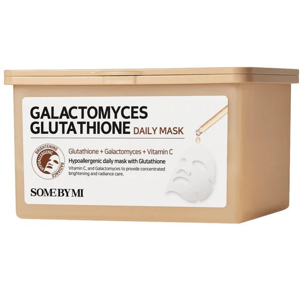 Some By Mi Galactomyces Glutathione Daily Sheet Mask x30 - Branded Beauty