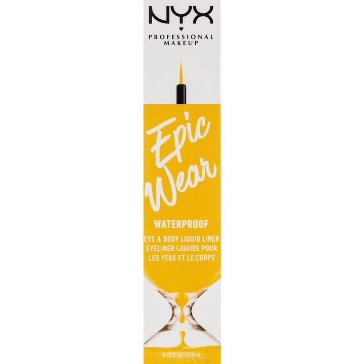 NYX Epic Wear Waterproof Eye & Body Liquid Liner - 08 Yellow