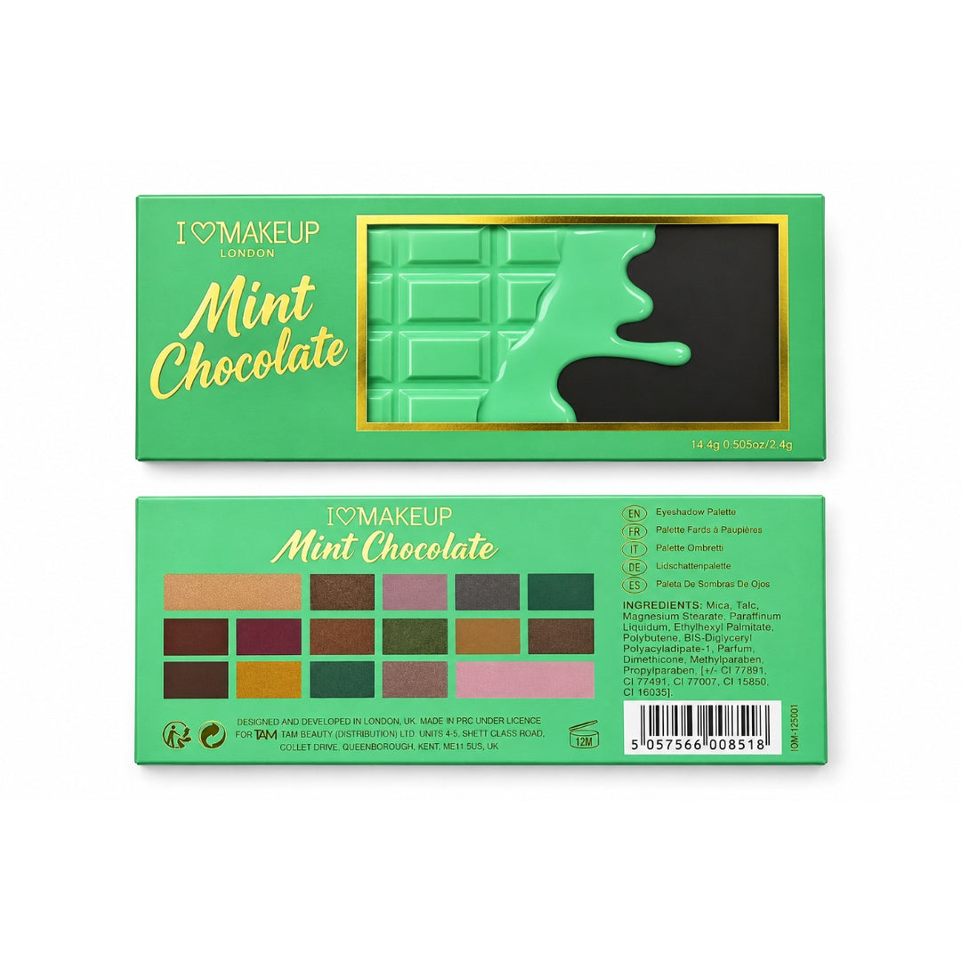 I Heart Revolution Mint Chocolate Eyeshadow Palette