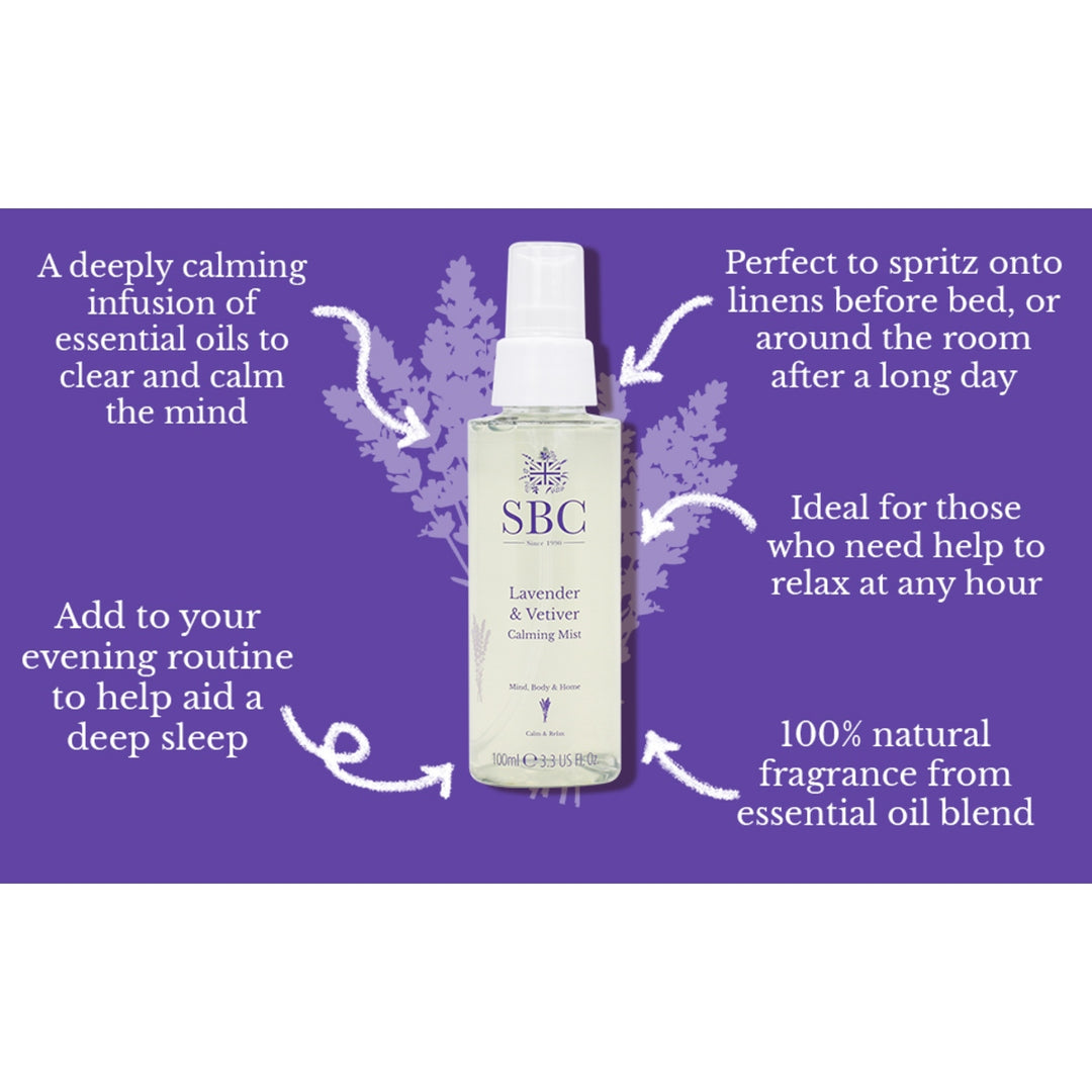 SBC Lavender & Vetiver Calming Mist - 100ml
