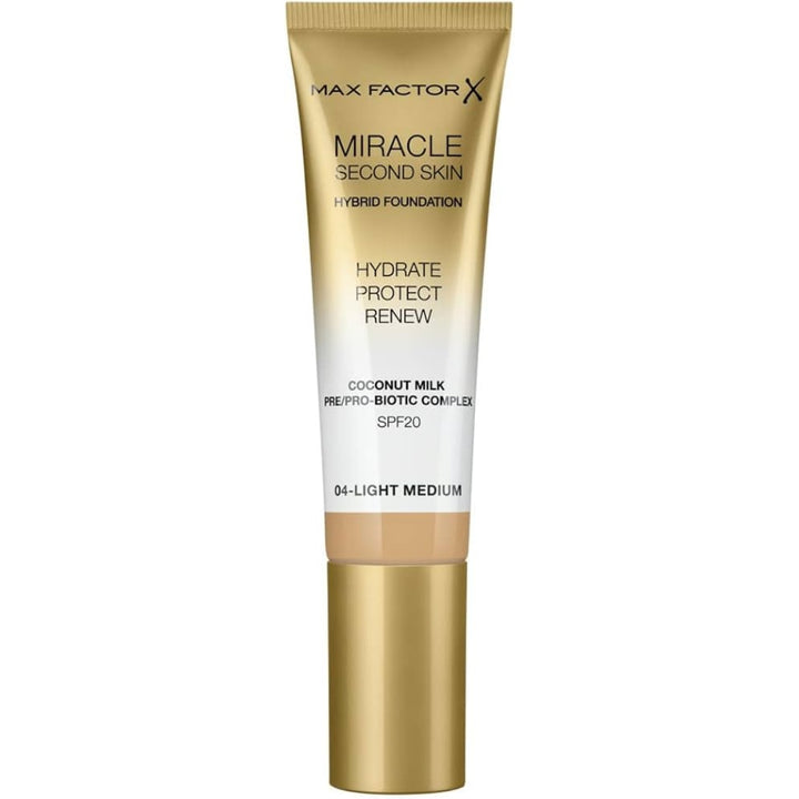 Max Factor Miracle Second Skin Hybrid Foundation - 04 Light Medium