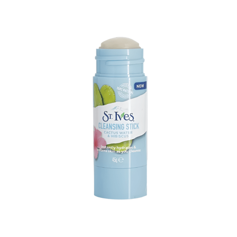 St. Ives Cleansing Stick - Cactus Water & Hibiscus - Branded Beauty