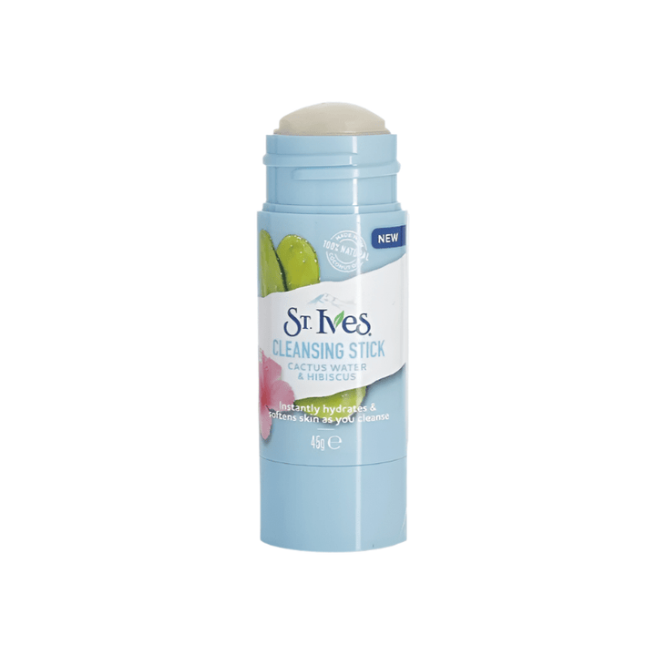 St. Ives Cleansing Stick - Cactus Water & Hibiscus - Branded Beauty